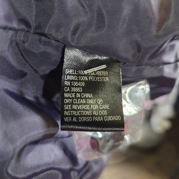 Tahari Women's Deep Purple Blazer Size 8P - Picture 6 of 7